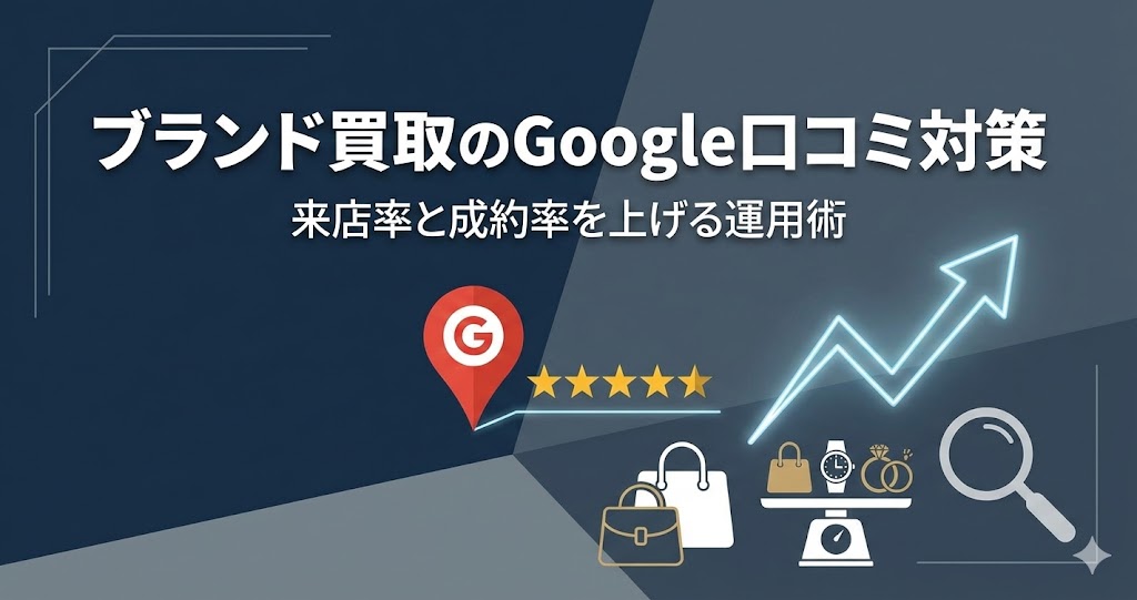 ブランド買取のGoogle口コミ対策｜来店率と成約率を上げる運用術